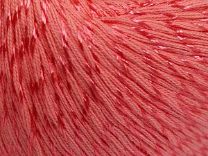 Fiber Content 70% Mercerised Cotton, 30% Viscose, Light Salmon, Brand Ice Yarns, Yarn Thickness 2 Fine Sport, Baby, fnt2-65991