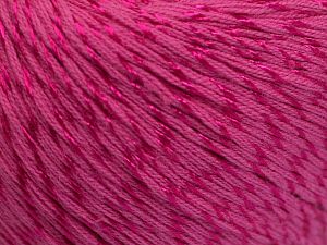 Fiber Content 70% Mercerised Cotton, 30% Viscose, Brand Ice Yarns, Candy Pink, Yarn Thickness 2 Fine Sport, Baby, fnt2-65992