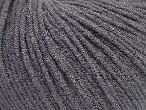 Modal is a type of yarn which is mixed with the silky type of fiber. It is derived from the beech trees. Fiber Content 55% Modal, 45% Acrylic, Brand Ice Yarns, Dark Grey, Yarn Thickness 3 Light  DK, Light, Worsted, fnt2-66688 