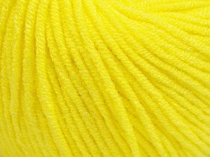 Modal is a type of yarn which is mixed with the silky type of fiber. It is derived from the beech trees. Fiber Content 55% Modal, 45% Acrylic, Neon Yellow, Brand Ice Yarns, Yarn Thickness 3 Light  DK, Light, Worsted, fnt2-66693 