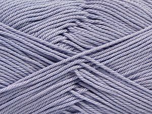Fiber Content 100% Mercerised Giza Cotton, Light Lilac, Brand Ice Yarns, Yarn Thickness 2 Fine  Sport, Baby, fnt2-66945 