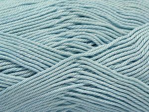 Fiber Content 100% Mercerised Giza Cotton, Light Turquoise, Brand Ice Yarns, Yarn Thickness 2 Fine  Sport, Baby, fnt2-66946 
