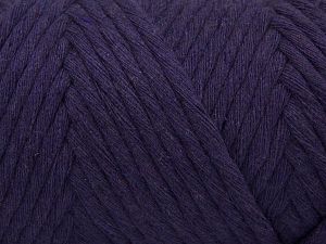 Fiber Content 100% Cotton, Purple, Brand Ice Yarns, Yarn Thickness 6 SuperBulky  Bulky, Roving, fnt2-67035 