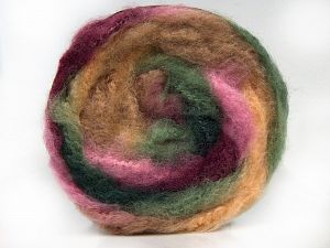 Fiber Content 95% Premium Acrylic, 5% Mohair, Pink, Brand Ice Yarns, Green Shades, Cream Shades, Burgundy, Yarn Thickness 5 Bulky  Chunky, Craft, Rug, fnt2-67125