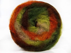 Fiber Content 95% Premium Acrylic, 5% Mohair, Orange, Brand Ice Yarns, Green Shades, Camel, Yarn Thickness 5 Bulky  Chunky, Craft, Rug, fnt2-67126