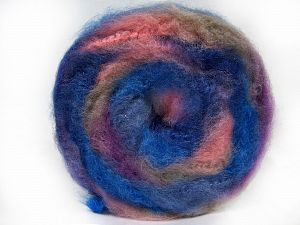 Fiber Content 95% Premium Acrylic, 5% Mohair, Pink, Lilac, Brand Ice Yarns, Camel, Blue Shades, Yarn Thickness 5 Bulky  Chunky, Craft, Rug, fnt2-67130