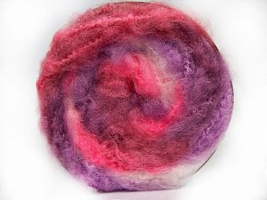 Fiber Content 95% Premium Acrylic, 5% Mohair, Pink Shades, Lilac Shades, Brand Ice Yarns, Yarn Thickness 5 Bulky  Chunky, Craft, Rug, fnt2-67131