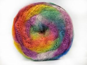 Fiber Content 95% Premium Acrylic, 5% Mohair, Yellow, Pink, Orange, Brand Ice Yarns, Green, Yarn Thickness 5 Bulky  Chunky, Craft, Rug, fnt2-67134