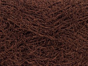 If you want to crochet or knit up washcloths or dishcloths.  That name is SCRUBBER TWIST. Washing instructions: Machine wash warm on a gentle cycle. Do not iron. Tumble dry Fiber Content 100% Polyester, Brand Ice Yarns, Dark Brown, fnt2-67484