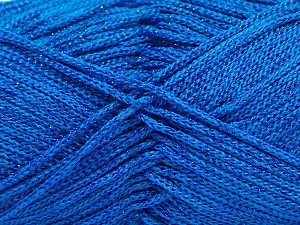 Width is 2-3 mm Fiber Content 100% Polyester, Royal Blue, Brand Ice Yarns, fnt2-67488