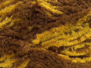 Fiber Content 100% Micro Fiber, Yellow, Brand Ice Yarns, Brown, fnt2-67540