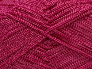 Width is 2-3 mm Fiber Content 100% Polyester, Brand Ice Yarns, Fuchsia, fnt2-67574