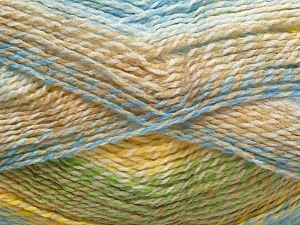 Fiber Content 100% Acrylic, Yellow, White, Turquoise, Brand Ice Yarns, Camel, Blue, fnt2-67935
