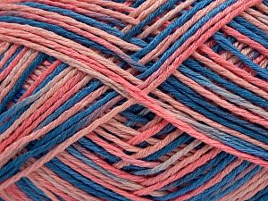 Fiber Content 100% Acrylic, Salmon Shades, Brand Ice Yarns, Blue Shades, fnt2-68631