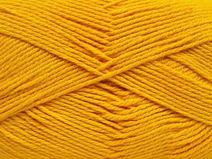 Fiber Content 60% Bamboo, 40% Polyamide, Yellow, Brand Ice Yarns, fnt2-68640 