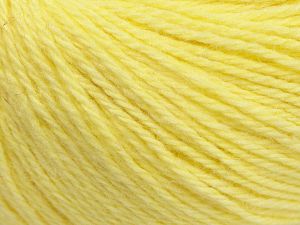 Fiber Content 45% Polyamide, 30% Viscose, 15% Kid Mohair, 10% Baby Alpaca, Light Yellow, Brand Ice Yarns, fnt2-68714