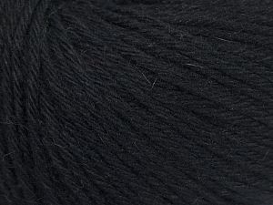 Fiber Content 45% Polyamide, 30% Viscose, 15% Kid Mohair, 10% Baby Alpaca, Brand Ice Yarns, Black, fnt2-68731 