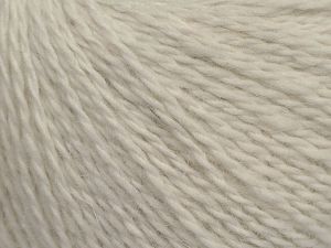 Fiber Content 40% Polyamide, 40% Angora, 20% Cashmere, Brand Ice Yarns, Ecru, fnt2-68755