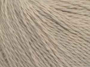 Fiber Content 40% Polyamide, 40% Angora, 20% Cashmere, Light Beige, Brand Ice Yarns, fnt2-68756