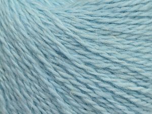 Fiber Content 40% Polyamide, 40% Angora, 20% Cashmere, Light Blue, Brand Ice Yarns, fnt2-68759