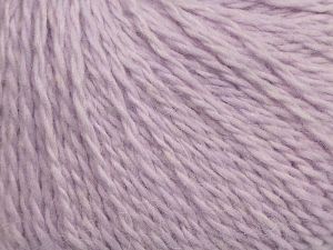 Fiber Content 40% Polyamide, 40% Angora, 20% Cashmere, Light Lilac, Brand Ice Yarns, fnt2-68761