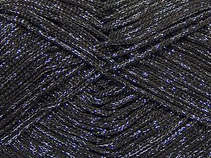 Width is 2-3 mm Fiber Content 100% Polyester, Silver, Brand Ice Yarns, Black, fnt2-69406
