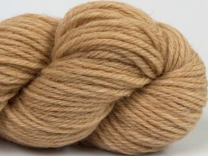 Fiber Content 55% Baby Alpaca, 45% Superwash Extrafine Merino Wool, Brand Ice Yarns, Dark Cream, fnt2-70100