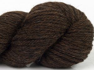 Fiber Content 55% Baby Alpaca, 45% Superwash Extrafine Merino Wool, Brand Ice Yarns, Dark Brown, fnt2-70104