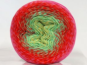 Fiber Content 55% Organic Cotton, 45% Antipilling Acrylic, Yellow, Pink, Orange, Mint Green, Brand Ice Yarns, fnt2-70149