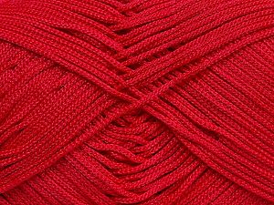 Width is 2-3 mm Fiber Content 100% Polyester, Brand Ice Yarns, Fuchsia, fnt2-70420