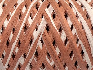Fiber Content 100% Viscose, Light Salmon, Brand Ice Yarns, Cream, fnt2-70719