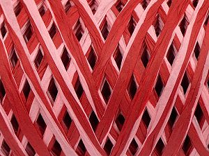Fiber Content 100% Viscose, Red, Light Pink, Brand Ice Yarns, fnt2-70723
