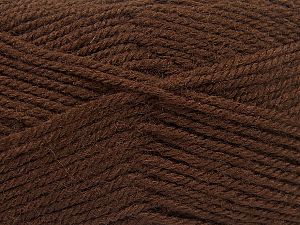Fiber Content 50% Wool, 50% Acrylic, Brand Ice Yarns, Brown, fnt2-70824 