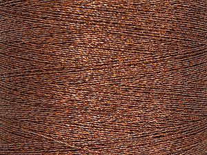 Fiber Content 100% Lurex, Brand Ice Yarns, Copper, fnt2-71725 