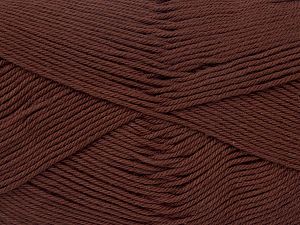 Fiber Content 100% Cotton, Brand Ice Yarns, Dark Brown, fnt2-71777 