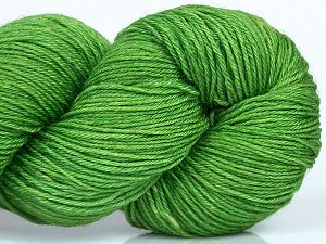 Please note that this is a hand-dyed yarn. Colors in different lots may vary because of the charateristics of the yarn. Machine Wash, Gentle Cycle, Cold Water, Do not Tumble Dry, Dry Flat, Do not Use Softeners. Fiber Content 80% Superwash Merino Wool, 20% Silk, Brand Ice Yarns, Green, fnt2-73500 