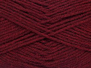 Fiber Content 100% Acrylic, Brand Ice Yarns, Burgundy, fnt2-73555 