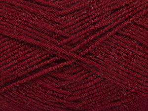 Fiber Content 75% Acrylic, 25% Wool, Brand Ice Yarns, Burgundy, fnt2-73783 