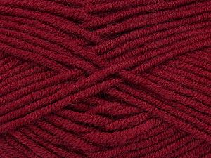 Fiber Content 75% Acrylic, 25% Wool, Brand Ice Yarns, Burgundy, fnt2-73826 