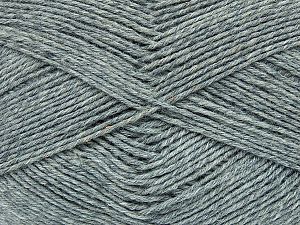 Machine Washable and Dryable Fiber Content 75% Virgin Wool, 25% Polyamide, Brand Ice Yarns, Grey, fnt2-73948 