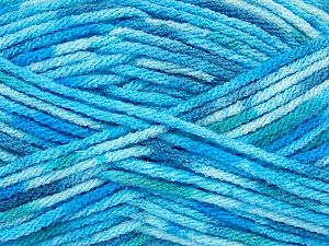 Fiber Content 100% Premium Acrylic, Light Green, Brand Ice Yarns, Blue Shades, fnt2-74144