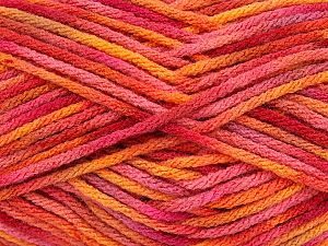 Fiber Content 100% Premium Acrylic, Red, Pink, Brand Ice Yarns, Gold, fnt2-74146
