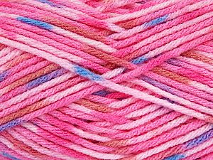 Fiber Content 100% Premium Acrylic, Salmon, Pink Shades, Brand Ice Yarns, Blue, fnt2-74147