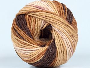 Fiber Content 50% Acrylic, 50% Cotton, Maroon, Brand Ice Yarns, Brown Shades, Beige Shades, fnt2-74268 