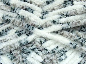 Fiber Content 100% Micro Fiber, White, Brand Ice Yarns, Grey Shades, fnt2-74476
