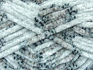 Fiber Content 100% Micro Fiber, White, Light Grey, Brand Ice Yarns, Grey, Black, fnt2-74477