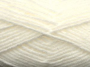 Fiber Content 100% Acrylic, White, Brand Ice Yarns, fnt2-75388
