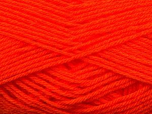 Fiber Content 100% Acrylic, Neon Orange, Brand Ice Yarns, fnt2-75829