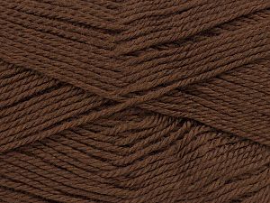 Fiber Content 100% Acrylic, Brand Ice Yarns, Dark Brown, fnt2-76381