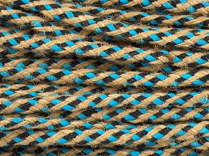 Fiber Content 70% Hemp Yarn, 30% Cotton, Turquoise, Natural, Brand Ice Yarns, Dark Navy, fnt2-76457 